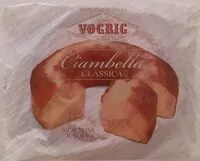 Mängden socker i Ciambella classica Vogrig
