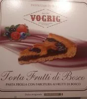 Mängden socker i Torta frutti di bosco