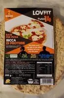 Mängden socker i Base per pizza ricca di proteine