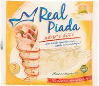 Mängden socker i Real piada wrap & roll piade