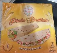 Mängden socker i Piada sfogliata