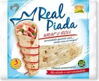 Mängden socker i Real piada wrap & roll piadine fresche
