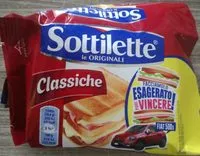 Mängden socker i sottilette le originali