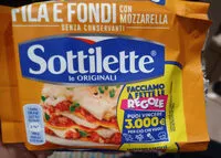 Mängden socker i Fila e fondi con mozzarella