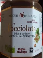 Mängden socker i Nocciolata