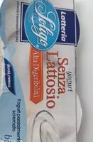 Mängden socker i Yogurt senza lattosio