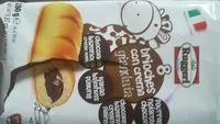 Mängden socker i Brioches con crema gianduia