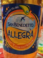 Mängden socker i Allegra con succo d'agrumi