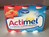 Mängden socker i Actimel Fragola