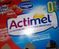 Mängden socker i Actimel fragola 0%