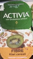 Mängden socker i Activia fibre kiwi cereales
