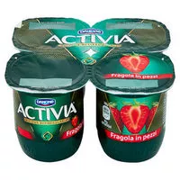 Mängden socker i Danone Activia Fragola X4