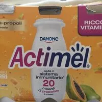 Mängden socker i Papaya actimel