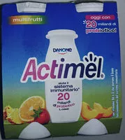 Mängden socker i Actimel