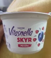 Mängden socker i vitasnella skyr mirtillo