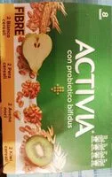Mängden socker i ACTIVIA "Fibre" con pro biotico bifidus