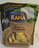 Mängden socker i Tortellini Ricotta Epinards