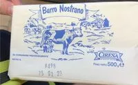 Mängden socker i Burro nostrano