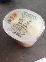 Mängden socker i Mozzarella Di bufala campana DOP