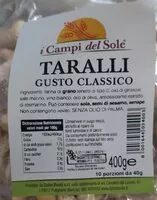 Mängden socker i taralli gusto classico