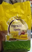 Mängden socker i Taralli con cipolla