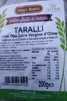 Mängden socker i Talari con Olio Extra Vergine d'Oliva