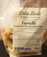 Mängden socker i Taralli