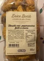 Mängden socker i Taralli con peperoncino