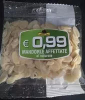 Mängden socker i Mandorle affettate al naturale