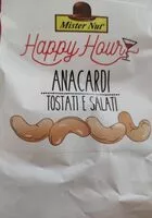 Mängden socker i Happy hour anacardi