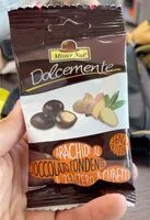 Mängden socker i Arachidi al cioccolato fondente e zenzero