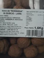 Mängden socker i Noci di Romagna in guscio