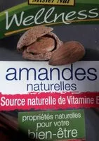 Mängden socker i Amandes naturelles Wellness