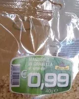 Mängden socker i Mandorle in granella al naturale