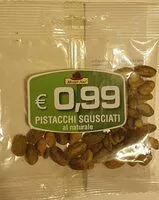 Mängden socker i Pistacchi sgusciati al naturale