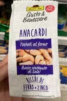 Mängden socker i Anacardi