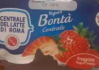 Mängden socker i yogurt intero fragola