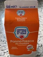 Mängden socker i Panna fresca da montare