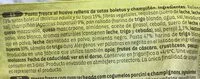 Mängden socker i Tortellini boletus edulis
