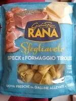 Mängden socker i Sfogliavelo - Speck e formaggio tirolese