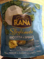 Mängden socker i Sfogliavelo ricotta e spinaci