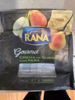 Mängden socker i Gourmet ravioli relleno de crema de queso con pera