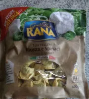 Mängden socker i Rana Tortellini Ricotta & Spinach 400G