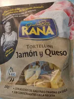 Mängden socker i Tortellini relleno de jamón y queso