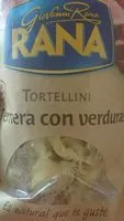 Mängden socker i Tortellini relleno de ternera con verduras