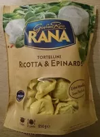 Mängden socker i Pâtes fraîches Tortellini ricotta & épinards