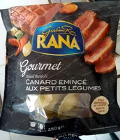 Mängden socker i Gourmet - Grand Ravioli - Canard émincé aux petits légumes