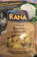 Mängden socker i Tortellini ricotta epinards