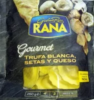 Mängden socker i Gourmet ravioli relleno de trufa blanca con setas y queso