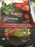 Mängden socker i Giovanni Rana Gourmet Tagliatelle Tomate & Basilikum, 250 g